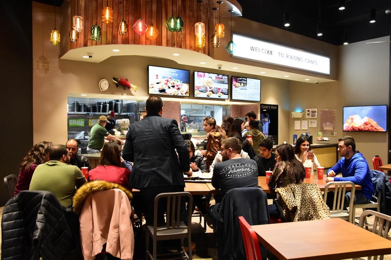 Opening of Raising Cane's